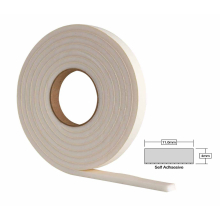 (1 Pack) SureSeal Draught Excluder Self Adhesive Foam Strip for Window & Doors (5mmx9mm, 5m Roll, White)