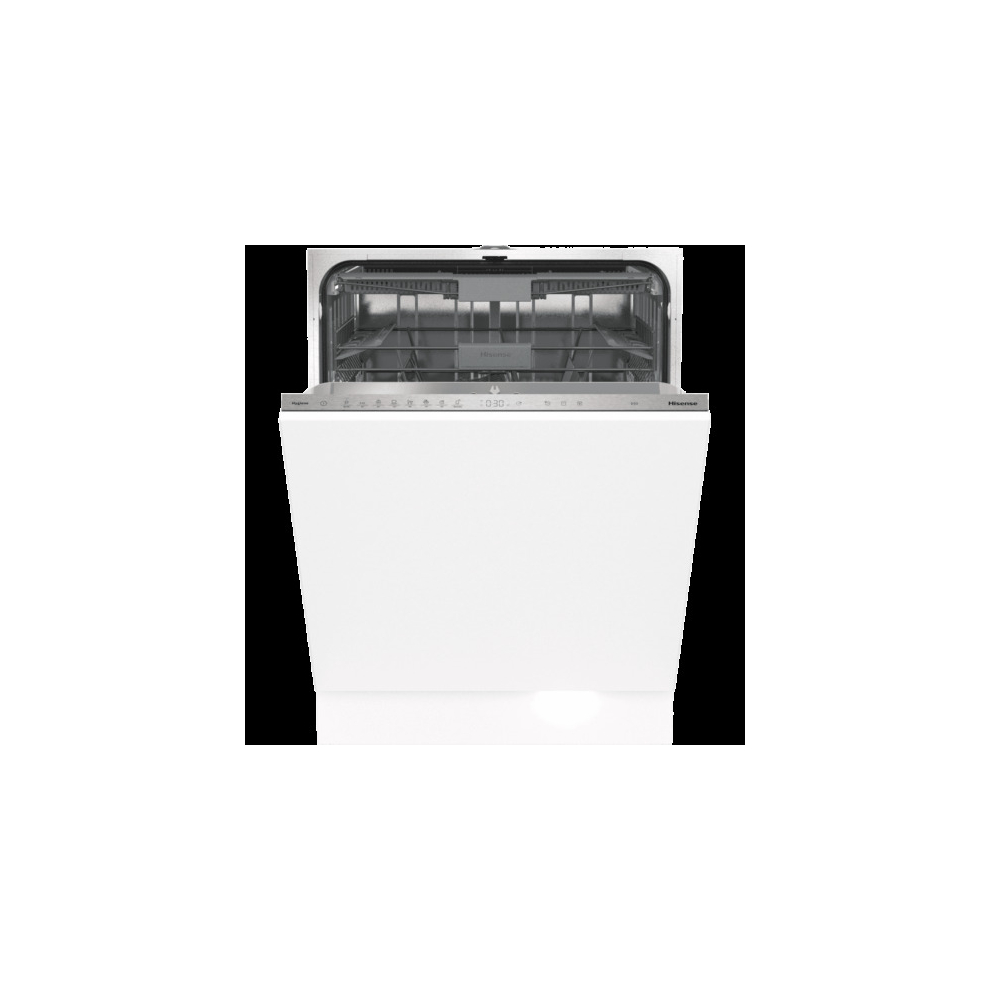 Hisense Fully Integrated Standard Dishwasher - Stainless Steel with Fixed Door Fixing Kit - C Rated