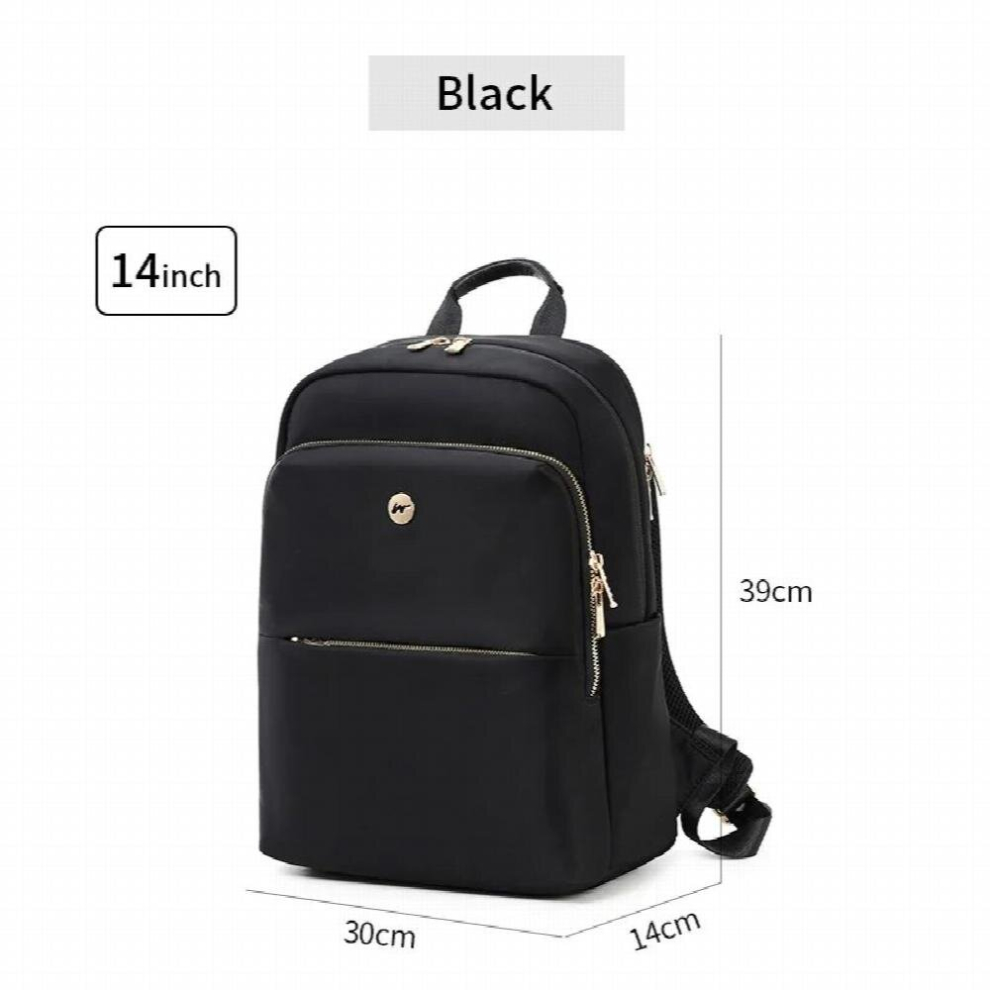 1Pcs Scratch Resistant Backpack Double-Deck Laptop Bag Light Business Zipper Waterproof Nylon Student Computer Protective Case Multicoloured 885655512401
