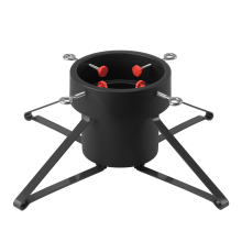 (Green) Christmas Tree Stand/Fits Trees Up To 2.5M Tall & 14.5CM Diameter/Holds 2.8L of Water