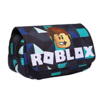 (Style A) Roblox Kids Student Flip Pencil Case Doublelayer Creative Stationery Organizer
