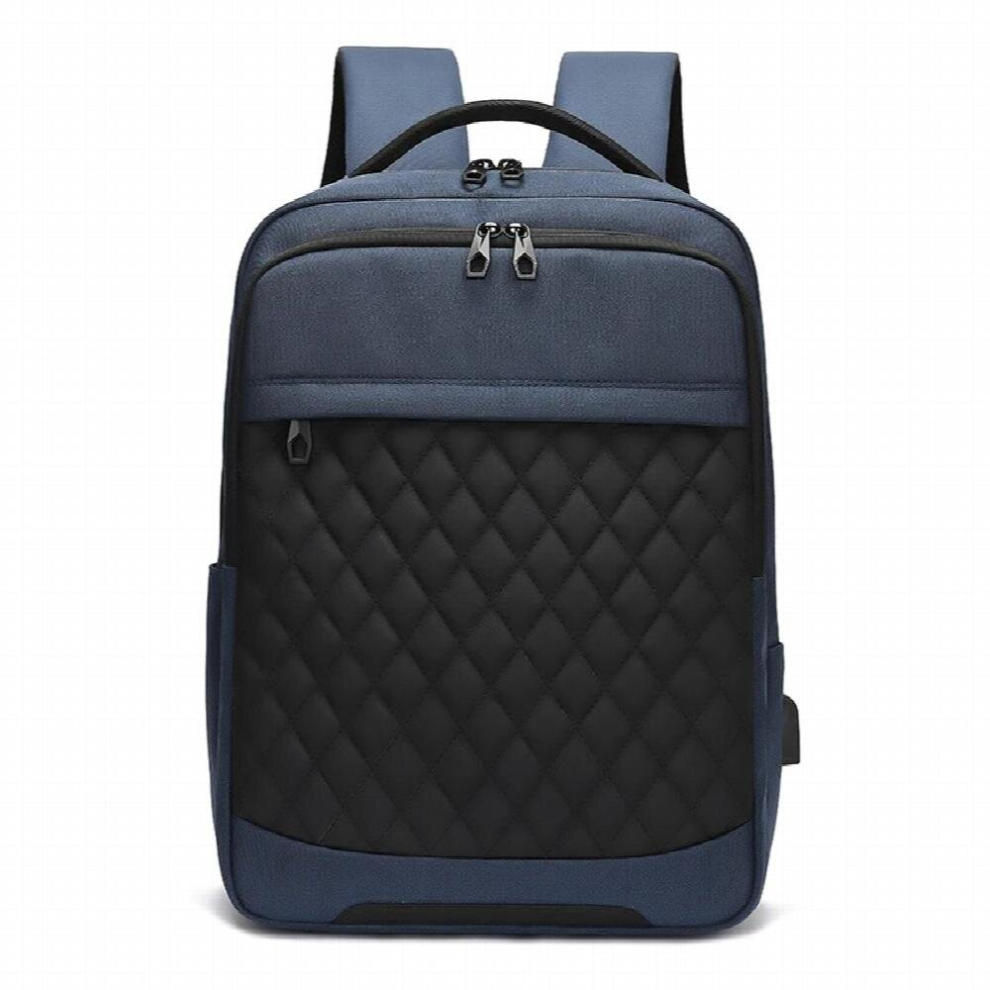 Business Backpack For Men Rhombus High-Quality Nylon Multifunctional Laptop Backbag Waterproof Portable Travel Bag Multicoloured 885655977491