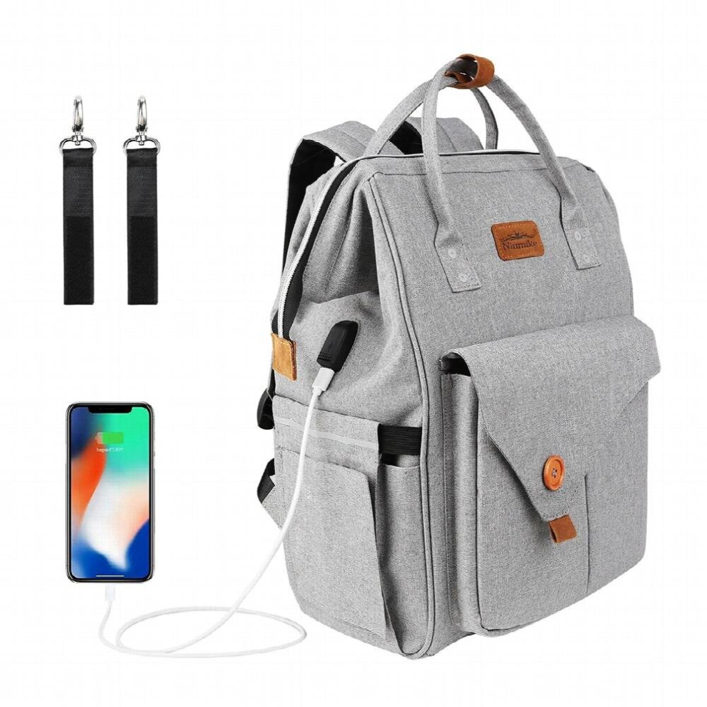 Diaper Backpack Mommy Bag Large Capacity Multifunctional Outdoor Waterproof Diaper Bag Baby Care Stroller Diaper Bag Multicoloured