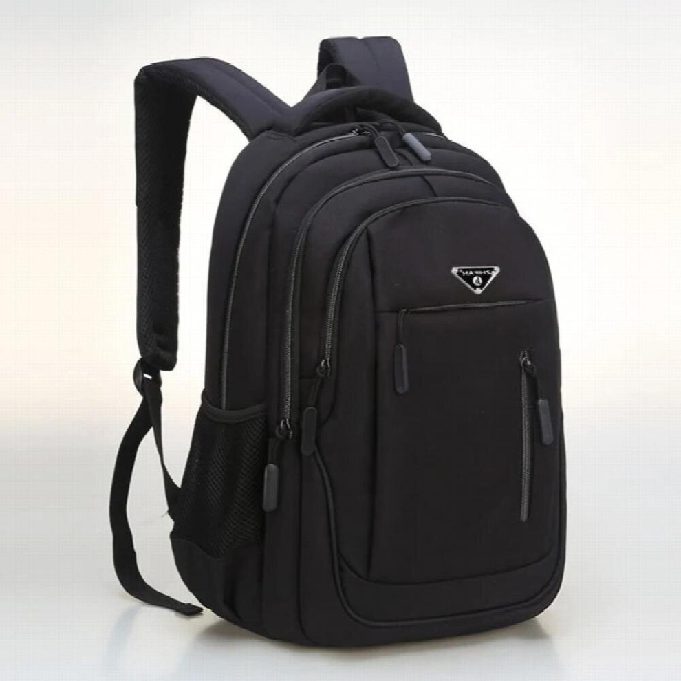 Multifunctional Computer Backpack Men Solid Oxford School Bags Big Capacity 15.6 Inch /17.3 Laptop Bag College Student Backpacks Black 885655929827