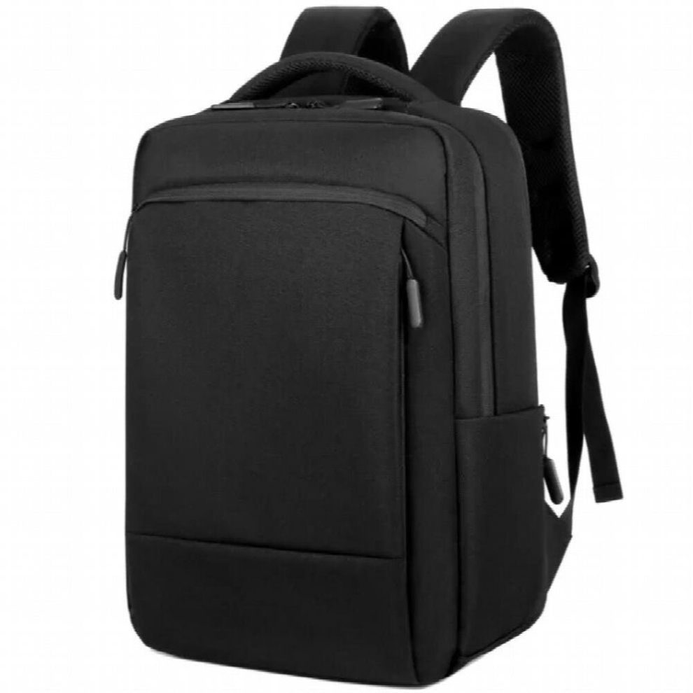 Large 15.6 Inch Laptop Backpack Usb Men Computer Schoolbag Business Bag Oxford Waterproof Rucksack College Daypack Black 885655933633