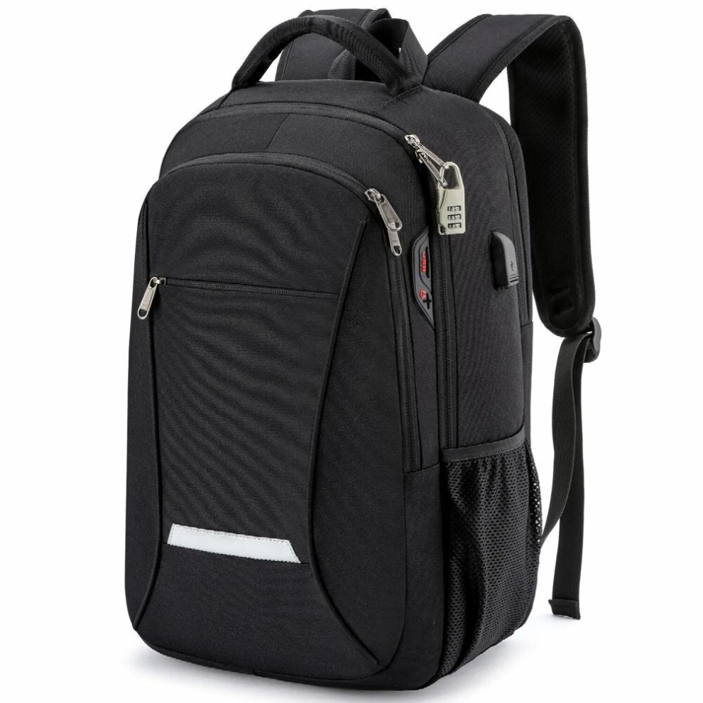 Travel 15.6 Inch Laptop Backpack With Usb Charging Port Durable Water Resistant College School Backpack Laptop Bag For Women Men Multicoloured 885655933039