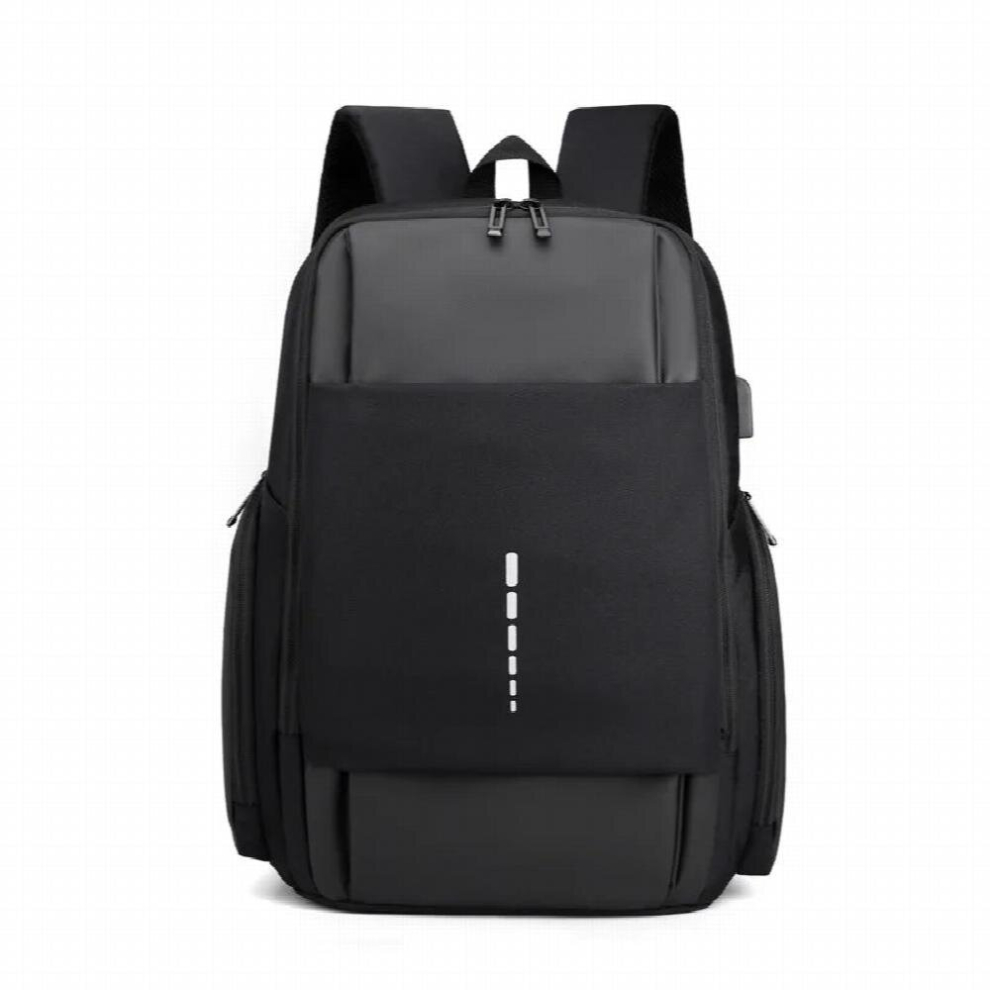 15.6 Inch Laptop Backpack For Men Women Computer Schoolbag Travel Business Bags Usb Charging Backpacking Daypack Black 885655933558