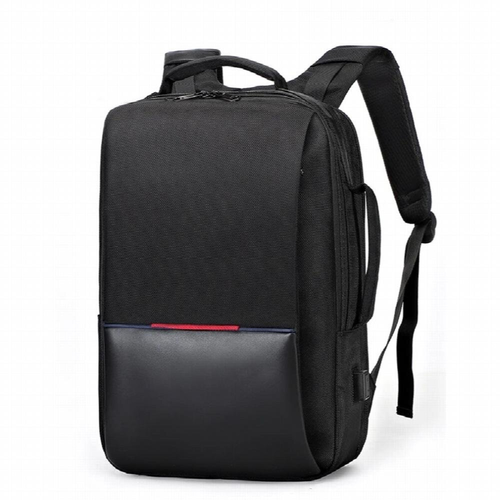 Mens Backpack Multifunctional Business Notebook Bagpack Usb Charging Waterproof Notebook Bag For Laptop 15 6 Black 885655986356