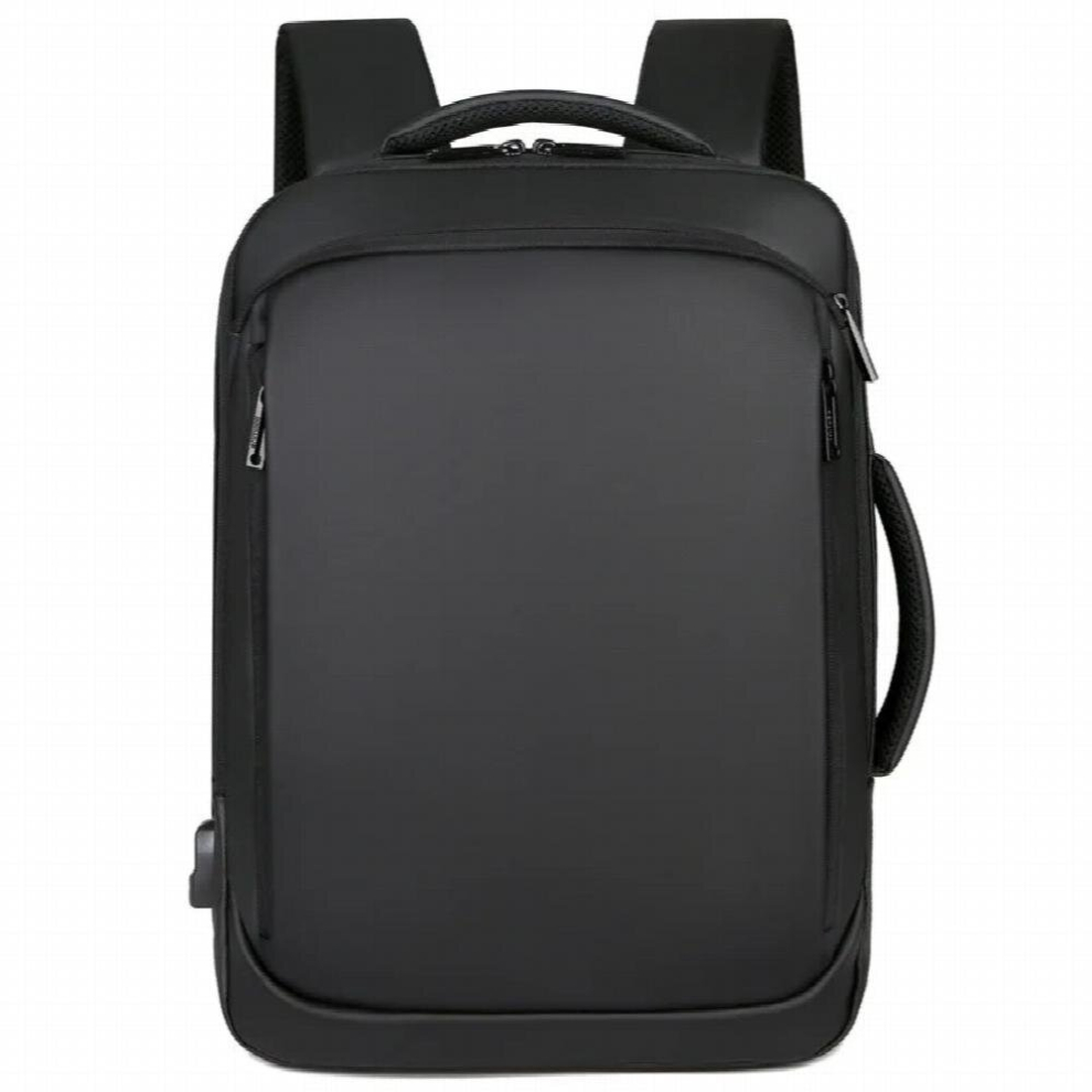 Crossten 15.6 Inch Laptop Backpack Men Multifunctional Business Mochila Waterproof Schoolbag Usb Charging Bag Travel Bag Black 885655986943