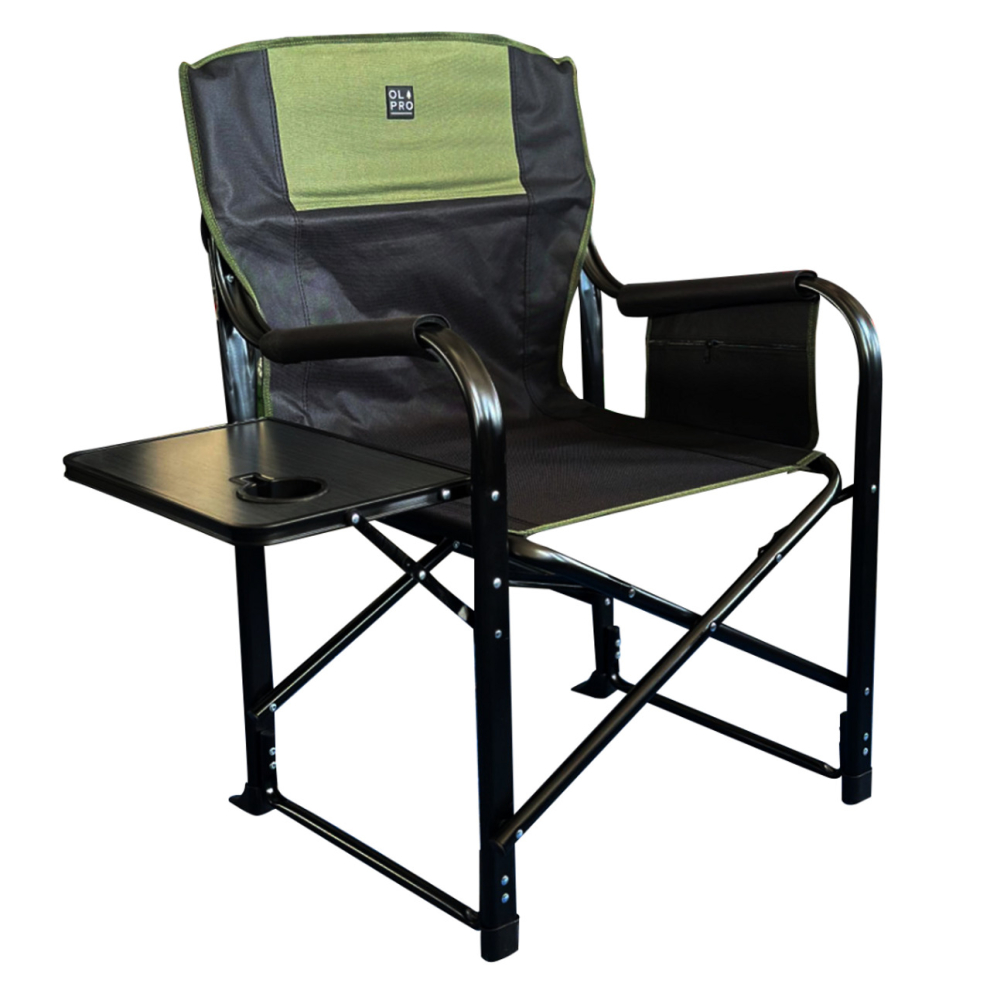 OLPRO Directors Chair Green & Black