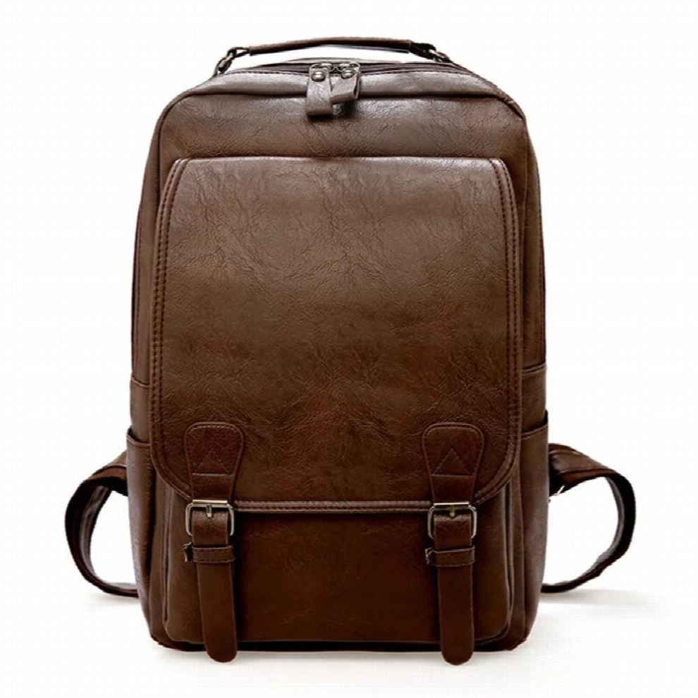 Vintage 15.6 Inch Laptop Backpack Men College School Bags Large Capacity Waterproof Backpacks Retro Travel Bag Multicoloured 885661897691