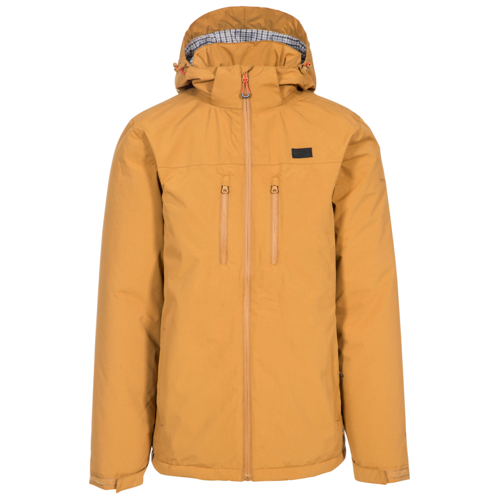 Trespass (Xxl, Sandstone) Mens Waterproof Jacket With Hood Toffit