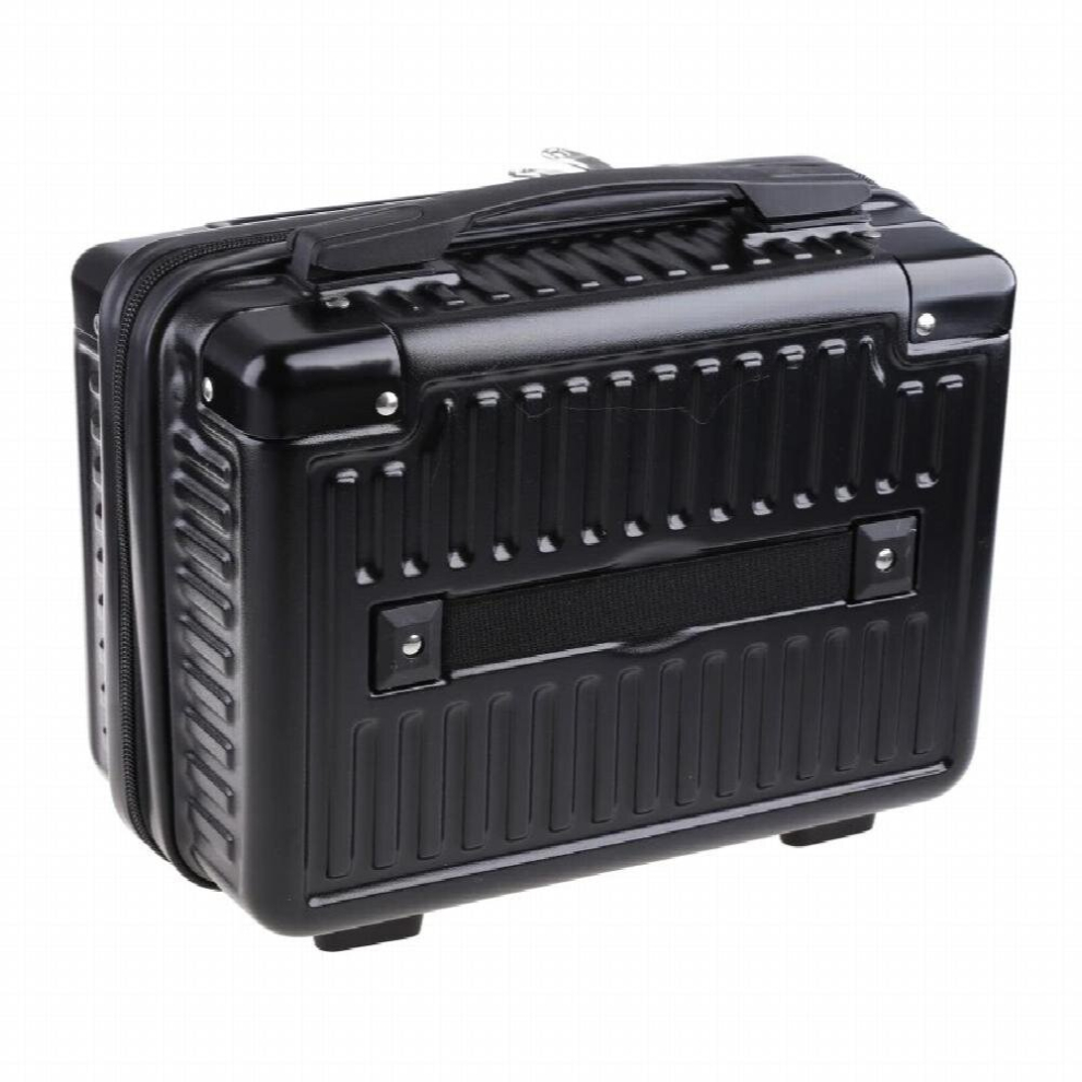 Black 14Inch Multifunctional Cosmetic Case Travel Hand Luggage Carrying Makeup Bag 101A