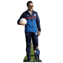 Ted Lasso Jason Sudeikis with Football Lifesize Cardboard Cutout 184cm