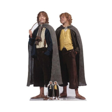 Merry and Pippin Double Lord of the Rings Lifesize Cardboard Cutout 133cm