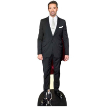 Hugh Jackman Polka Dot Tie Lifesize Cardboard Cutout 189cm