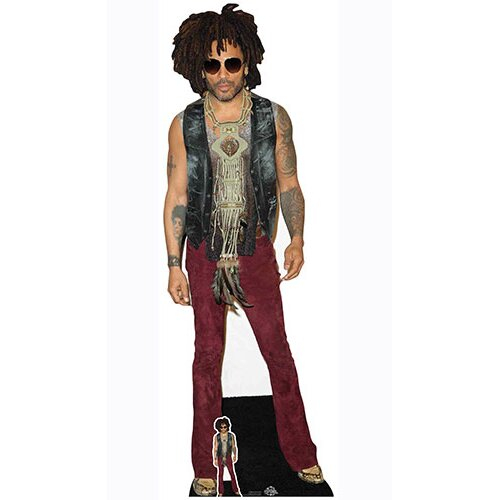 Lenny Kravitz Red Jeans Lifesize Cardboard Cutout 178cm