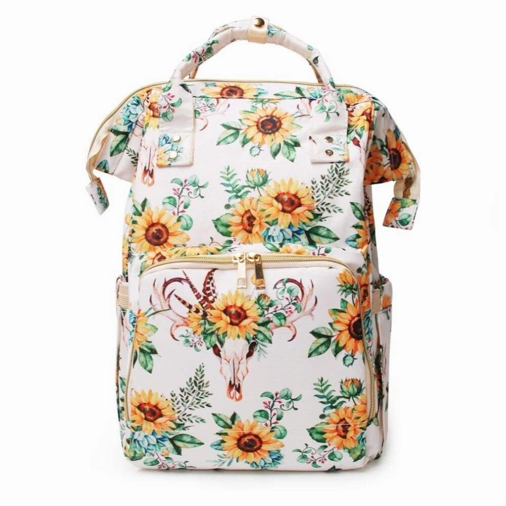 Diaper Bag Backpack Large Capacity Mommy Backpack With Multi-Function Baby Nappy Storage Travel Bag Dom1071276 Multicoloured