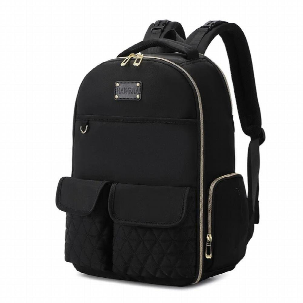 Mommy Diaper Bags Mother Large Capacity Travel Nappy Backpacks Convenient Baby Nursing Bags Baby Stroller Bag Mother Baby Bag Black