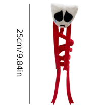 (Red) The Amazing Digital Circus Black Monster Plush Toy Stuffed Doll Home Decor Gift