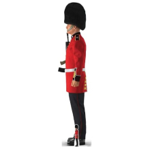 Illustrated Palace Guard Facing Left Lifesize Cardboard Cutout 196cm