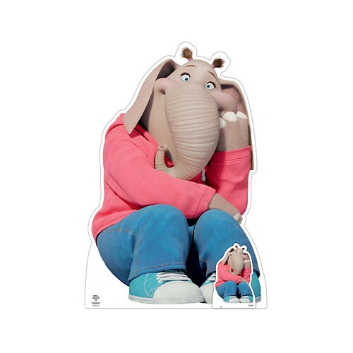 Meena Elephant Lifesize Cardboard Cutout 129cm