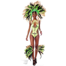 Mardi-Gras Brazilian Babe Lifesize Cardboard Cutout - 193cm