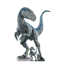 Blue's Mother Raptor Dinosaur Jurassic World Dominion Lifesize Cardboard Cutout 135cm