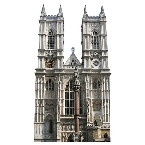 Westminster Abbey Lifesize Cardboard Cutout - 175cm