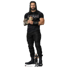 Roman Reigns Black Outfit WWE Lifesize Cardboard Cutout 192cm