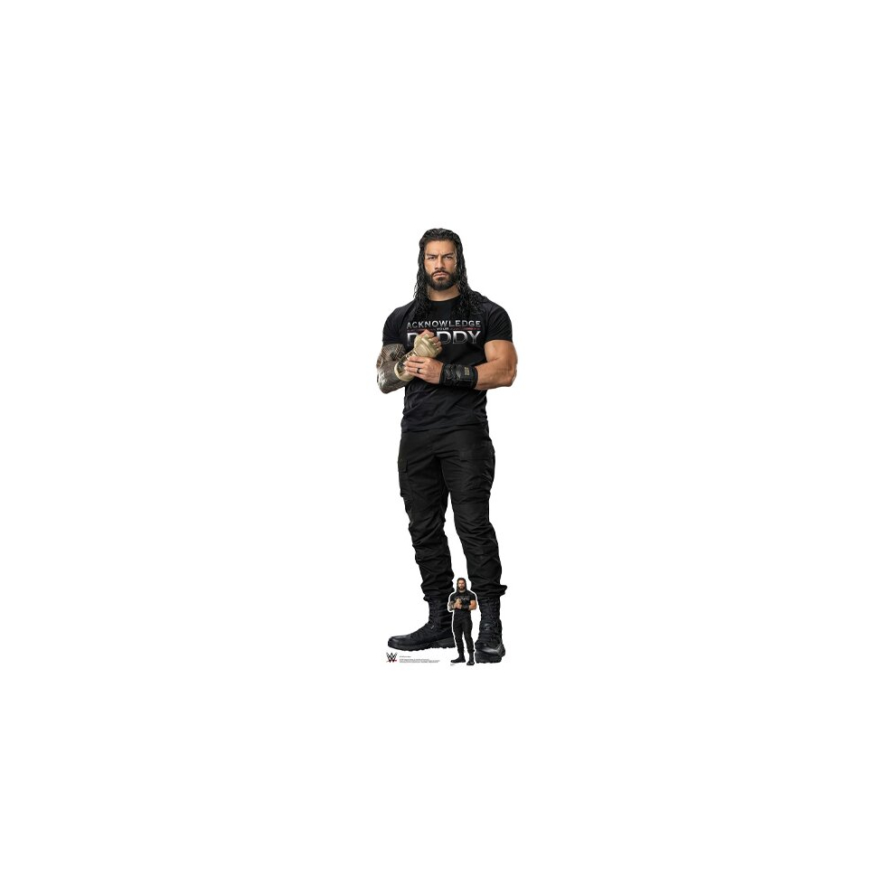 Roman Reigns Black Outfit WWE Lifesize Cardboard Cutout 192cm