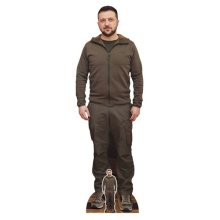 President Ukraine Volodymyr Zelenskyy Lifesize Cardboard Cutout 171cm