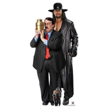 The Undertaker and Paul Bearer WWE Lifesize Cardboard Cutout 194cm