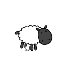 Cute Sheep Farmyard Animal Lifesize Cardboard Cutout 90cm