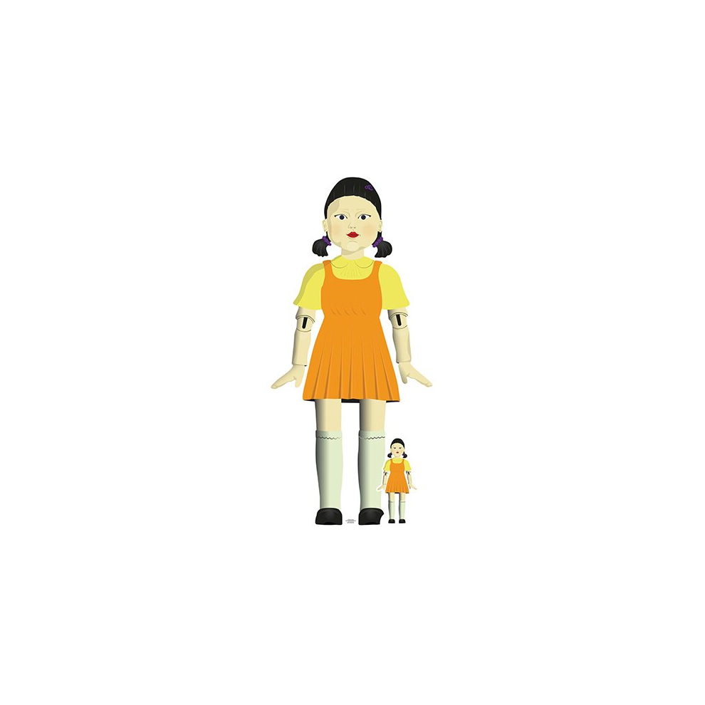 Squid Game Inspired Giant Doll Lifesize Cardboard Cutout 194 cm