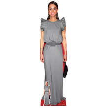 Queen Rania of Jordan Grey Dress Lifesize Cardboard Cutout 171cm
