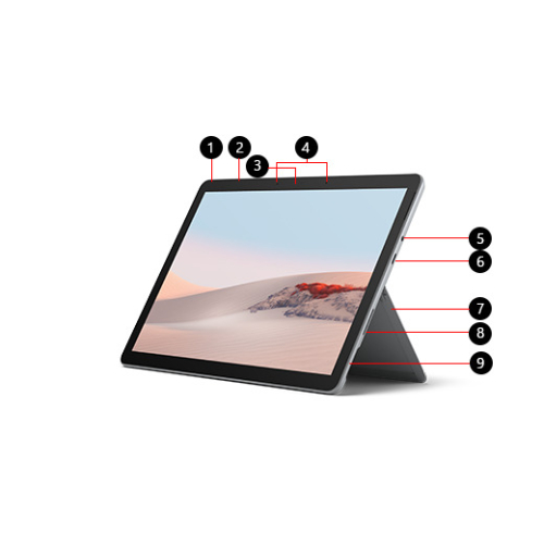 Refurbished Microsoft Microsoft Surface Go 2,10.5" Pentium 4425Y 4GB 64GB Keyboard A Grade