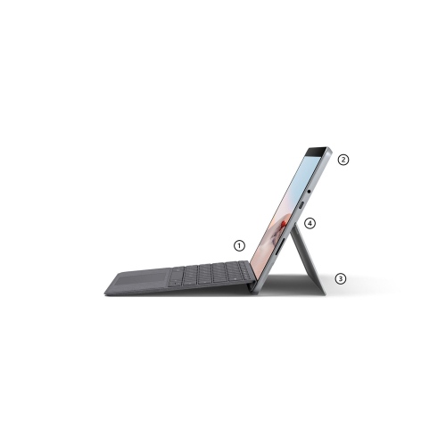 Refurbished Microsoft Microsoft Surface Go 2,10.5" Pentium 4425Y 4GB 64GB Keyboard A Grade 1