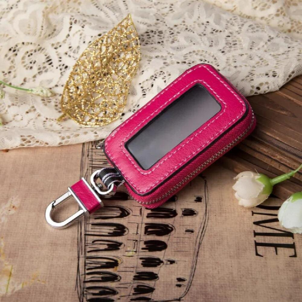Car Leather Key Case Car Special Zipper Key Case Universal Key Car Key Case Christmas Multicoloured 885662327272