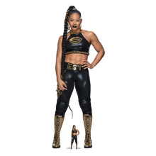 Bianca Belair Black Outfit EST WWE Lifesize Cardboard Cutout 176cm