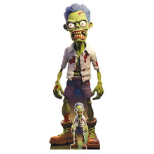 Cartoon Zombie Halloween Lifesize Cardboard Cutout 183cm