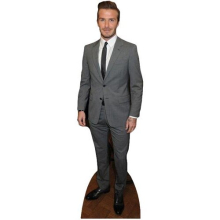 David Beckham Suit Lifesize Cardboard Cutout - 179cm