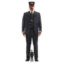 Conductor The Polar Express Lifesize Cardboard Cutout 184cm