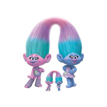 Sisters Satin And Chenille Trolls World Tour Lifesize Cardboard Cutout 111cm