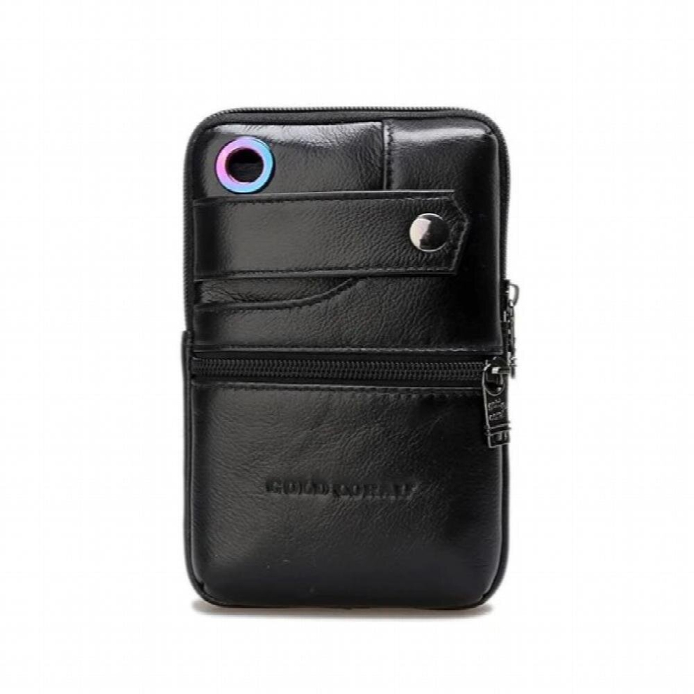 Male Travel Waist Bag Purse Leather Fanny Pack Waist Packs Men Messenger Shoulder Bags for Men Belt Bag Phone Pouch-image-OPC-PCXG8FJ-NEW