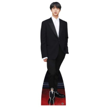Jin Bangtan Boys Kim Seok-jin White Shirt Lifesize Cardboard Cutout 180cm