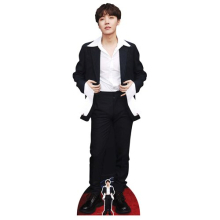 J-Hope Jung Ho-seok Bangtan Boys Black Jacket Lifesize Cardboard Cutout 178cm