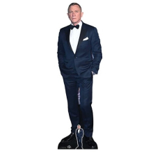 Daniel Craig Black Suit Lifesize Cardboard Cutout 179cm