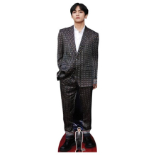 V Check Kim Tae-hyung Bangtan Boys Lifesize Cardboard Cutout 180cm