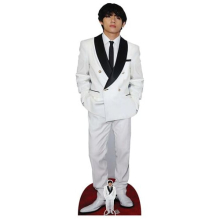 V Kim Tae-hyung White Jacket Bangtan Boys BTS Lifesize Cardboard Cutout 180cm